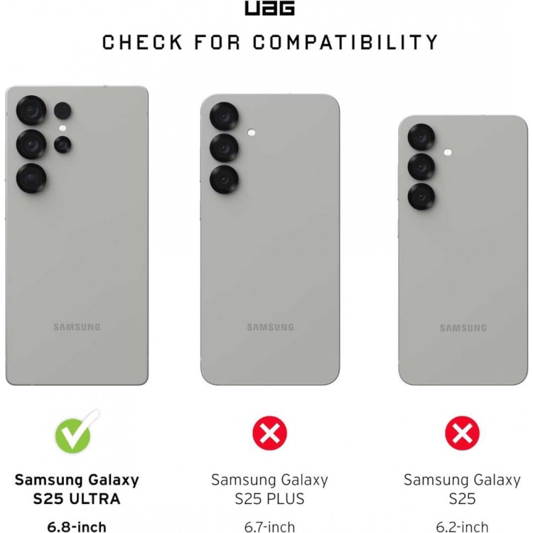 Θήκη UAG Essential Armor MAGSAFE για Samsung Galaxy S25 Ultra 5G 2025 - CLOUD ΜΠΛΕ - 214492114151