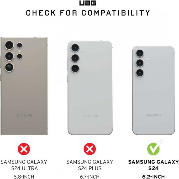 Θήκη UAG Plasma για Samsung Galaxy S24 5G 2024 - ΔΙΑΦΑΝΟ - 214433114343