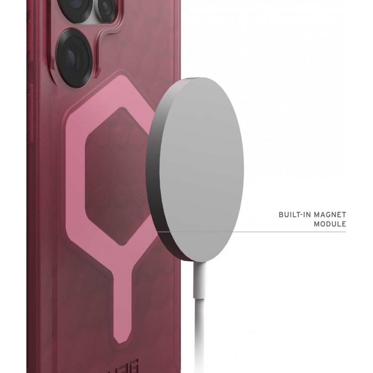 Θήκη UAG Essential Armor MAGSAFE για Samsung Galaxy S25 Ultra 5G 2025 - Berry  ΡΟΖ - 214492119292
