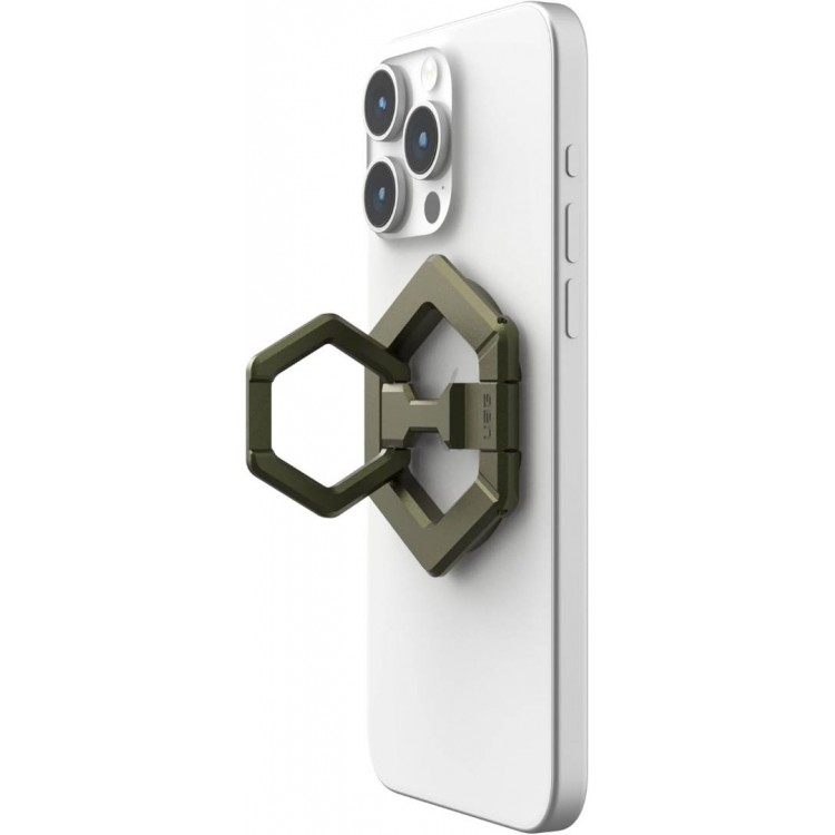UAG Universal Μαγνητικό μεταλλικό δακτυλίδι/ Βάση 360 για Μανητικές θήκες / Smartphones - ΧΑΚΙ ΠΡΑΣΙΝΟ Drap - 964443117272