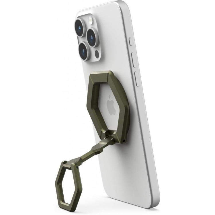 UAG Universal Μαγνητικό μεταλλικό δακτυλίδι/ Βάση 360 για Μανητικές θήκες / Smartphones - ΧΑΚΙ ΠΡΑΣΙΝΟ Drap - 964443117272