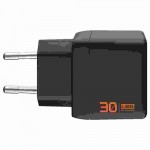 UAG SRGE 30W GaN PD/Quick Charge οικιακός φορτιστής EU, 2ΧΘύρες - 1XUSB-C, 1XUSB-A - Μαύρο - 9B443511V4040