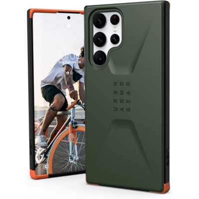Case UAG Civilian for SAMSUNG GALAXY S22 ULTRA - GREEN OLIVE - 21344D17272