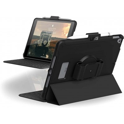 Θήκη UAG SCOUT με Χειρολαβή για Apple iPad 10.2 2019,2020 - MAYΡΟ - ‎POLYBAG - 12191HB14040