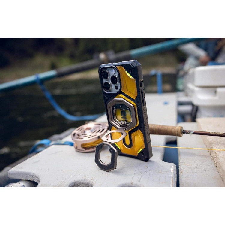 UAG Universal Monarch Mag2 Dual Μαγνητικό μεταλλικό δακτυλίδι/ Βάση 360 για Μανητικές θήκες / Smartphones - ΜΑΥΡΟ - 964446114040