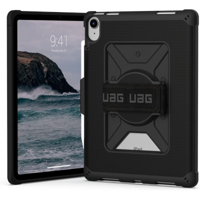 Θήκη UAG METROPOLIS με Χειρολαβή για Apple iPad 10.9 (2022 - 10th gen) - MAYΡΟ - ‎POLYBAG EDITION - 12339LB14040