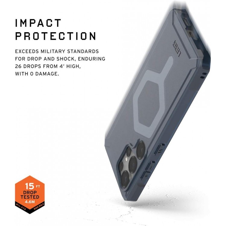 Θήκη UAG Essential Armor MAGSAFE για Samsung Galaxy S25 Ultra 5G 2025 - CLOUD ΜΠΛΕ - 214492114151