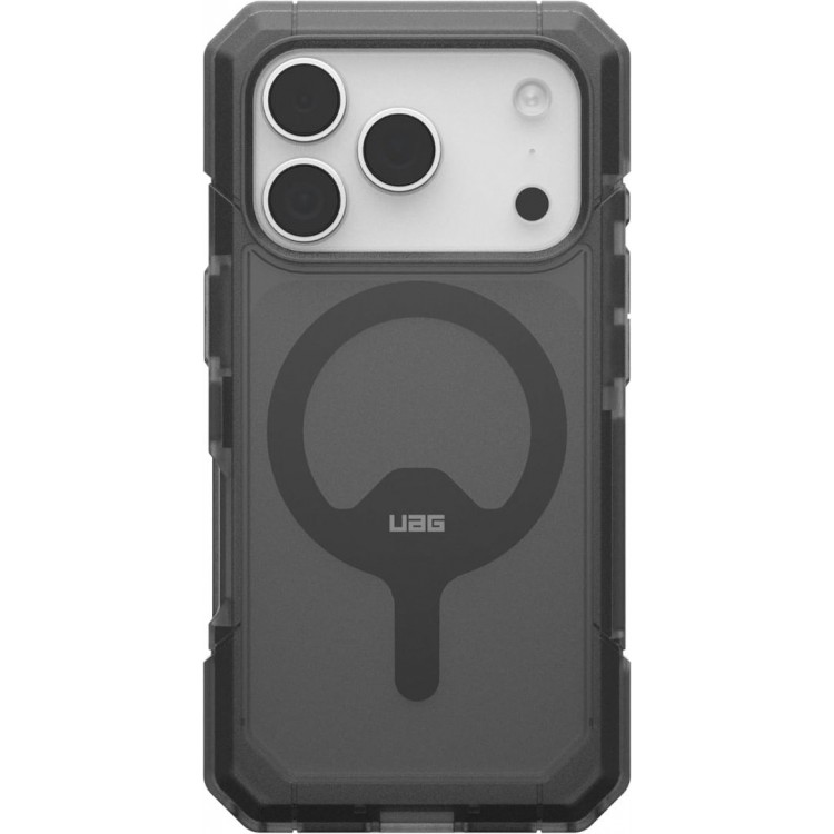Case UAG Trooper MagSafe με Προστατευτικό πλαίσιο/θύρα φόρτισης for Apple iPhone 17 Pro 6.3 5G 2025 - Ash/ΔΙΑΦΑΝΟ - 114521113131