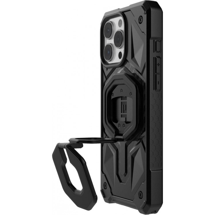 UAG Universal Monarch Mag2 Dual Μαγνητικό μεταλλικό δακτυλίδι/ Βάση 360 για Μανητικές θήκες / Smartphones - ΜΑΥΡΟ - 964446114040