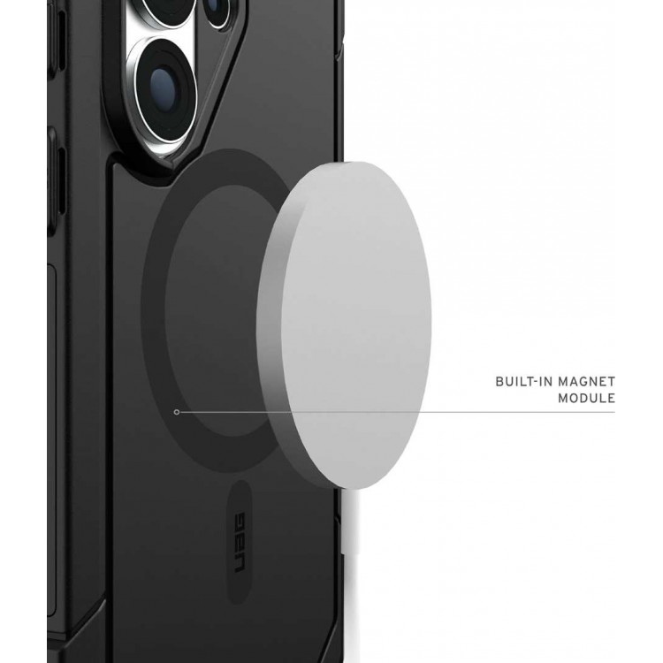 Case UAG Trooper MagSafe με Προστατευτικό πλαίσιο/θύρα φόρτισης για Samsung Galaxy S26 Ultra 6.9 5G 2026 - Opaque ΜΑΥΡΟ - 214546114040
