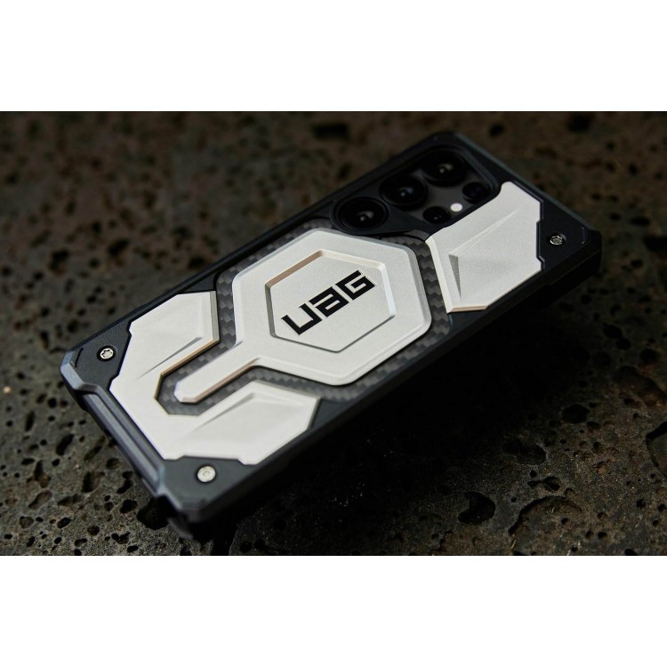 Θήκη UAG MONARCH Pro Magnet MAGSAFE για Samsung Galaxy S25 Ultra 2025 5G - Titanium ΜΑΥΡΟ - 214461113636