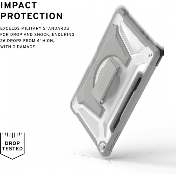 Θήκη UAG PLASMA Healthcare SHELL με Χειρολαβή & ιμάντα ώμου για MICROSOFT Surface Pro 12" (1st - 2025) - ΛΕΥΚΟ/ΓΚΡΙ - 324023B14130