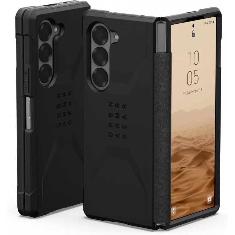 Θήκη UAG Civilian για SAMSUNG GALAXY Z FOLD 6 2024 - ΜΑΥΡΟ - 214451114040