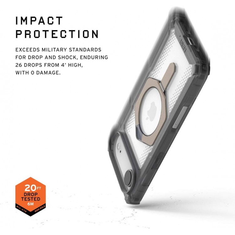 Θήκη UAG Plasma XTE MAGSAFE MS Kickstand με ενσωματωμένη βάση για APPLE iPhone 17 AIR 6.6 5G 2025 - ΓΚΡΙ/ΤΙΤΑΝΙΟ - 114525113136