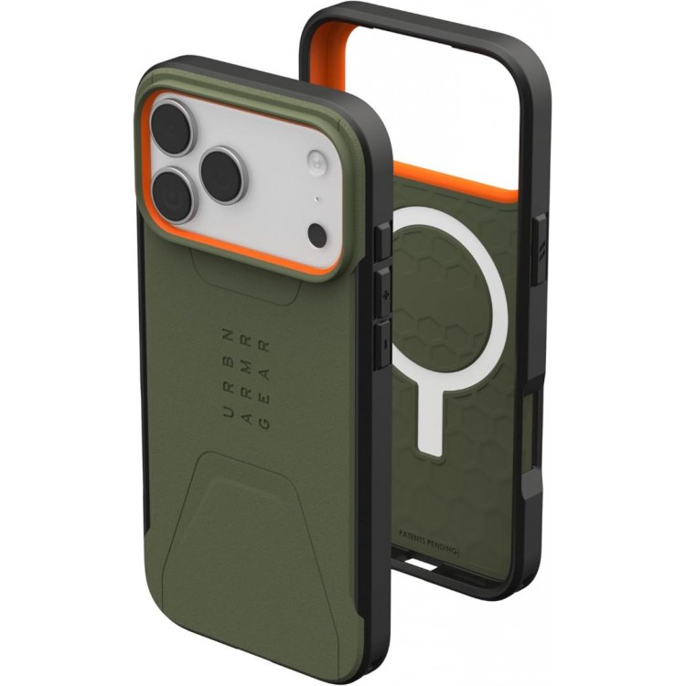 Θήκη UAG Civilian MagSafe για Apple iPhone 17 PRO MAX 6.9 5G 2025 - ΠΡΑΣΙΝΟ - 114546117297