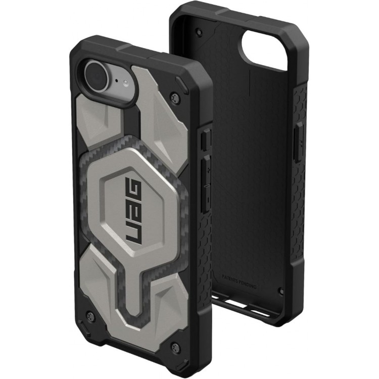 Θήκη UAG MONARCH Pro MagSafe για Apple iPhone 16e 6.1 5G 2025 - Titanium ΜΑΥΡΟ - 114497113636