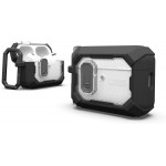 Θήκη UAG Plasma για Apple AirPods PRO 3 2025, Ασύρματη φόρτιση/Ένδειξη LED, αποσπώμενο Carabiner Hook - ΜΑΥΡΟ - 104132114040