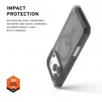 Case UAG Trooper MagSafe με Προστατευτικό πλαίσιο/θύρα φόρτισης for Apple iPhone 17 Pro 6.3 5G 2025 - Ash/ΔΙΑΦΑΝΟ - 114521113131