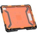 Θήκη PLASMA HK ε χειρολαβή, kickstand, προστατευτικό οθόνης για Apple iPad 10.9 (2022 - 10th gen), APPLE iPad 11 2025 - ΠΟΡΤΟΚΑΛΙ / ΜΑΥΡΟ - 124470B19740