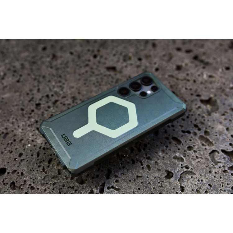 Θήκη UAG Essential Armor MAGSAFE για Samsung Galaxy S25 Ultra 5G 2025 - ΠΡΑΣΙΝΟ ΧΑΚΙ - 214492117272