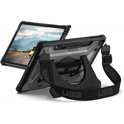 Θήκη UAG PLASMA SHELL με Χειρολαβή & ιμάντα ώμου για MICROSOFT Surface Pro 12" (1st - 2025) - Ice ΔΙΑΦΑΝΟ / ΜΑΥΡΟ - 324023114340