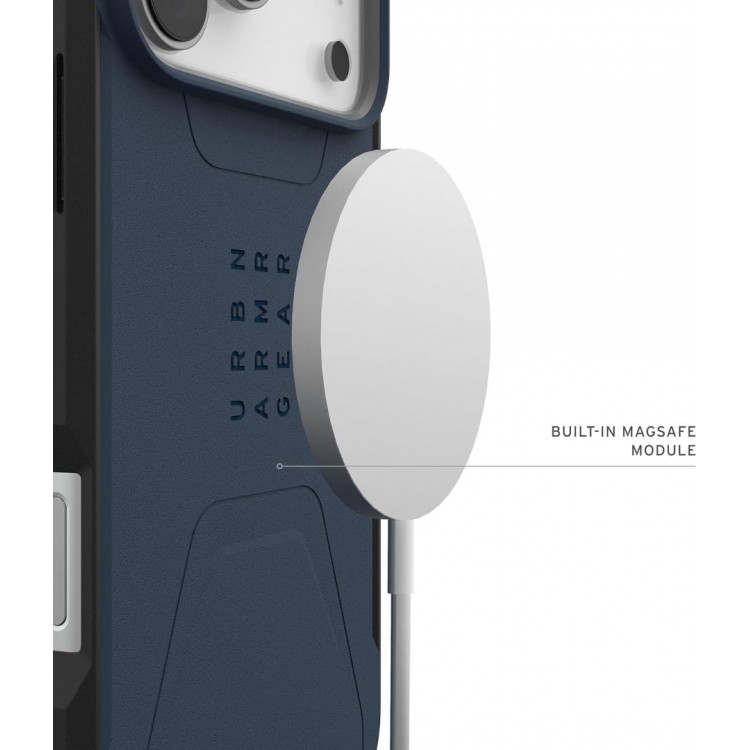 Θήκη UAG Civilian MagSafe για Apple iPhone 17 PRO MAX 6.9 5G 2025 - Mallard  ΜΠΛΕ - 114546115555