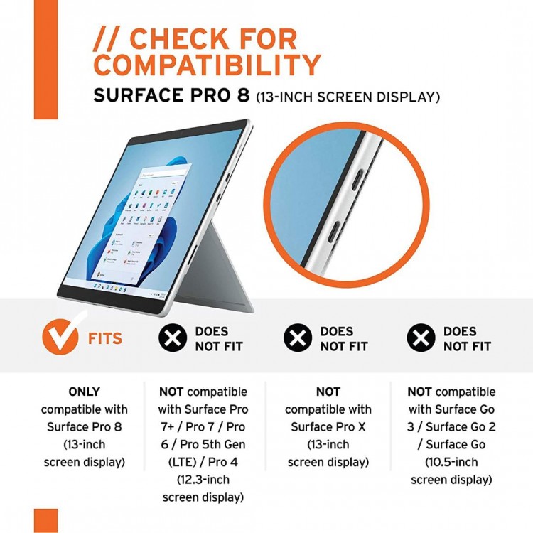Θήκη UAG Metropolis SE για MICROSOFT Surface Pro 8 - ΜΑΥΡΟ - UA-32326X114040 