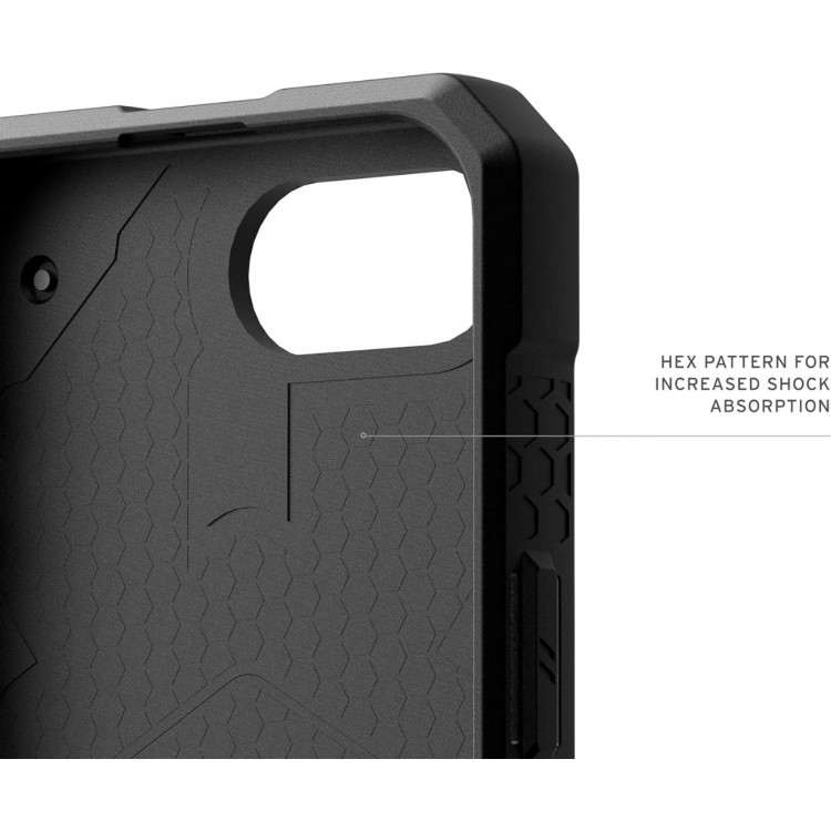 Θήκη UAG MONARCH Pro MagSafe για Apple iPhone 16e 6.1 5G 2025 - Titanium ΜΑΥΡΟ - 114497113636