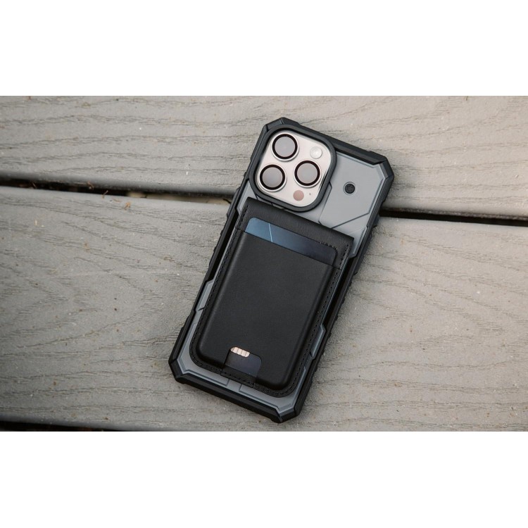 UAG Metropolis universal MagSafe Μαγνητικό Πορτοφόλι 5Xπιστωτικών καρτών με Βάση στήριξης - Vegan ΔΕΡΜΑΤΙΝΟ ΜΑΥΡΟ - 964445114040