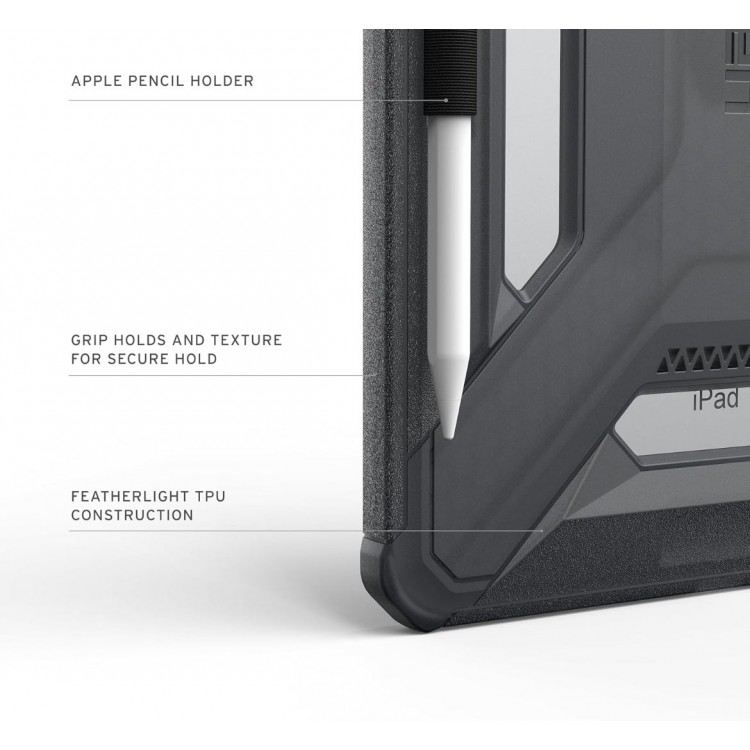 Θήκη UAG Scout LT για Apple iPad 10.9 (2022 - 10th gen), iPad 11 (10ης Γενιάς 2022 / A16-11ης Γενιάς 2025) - ΓΚΡΙ - 124507113131