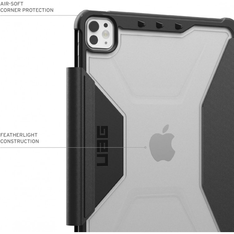 Θήκη UAG Plyo Cover για Apple iPad Air 11" (2024 - 5th gen - M4) - ΜΑΥΡΟ ΔΙΑΦΑΝΟ - 124477114043