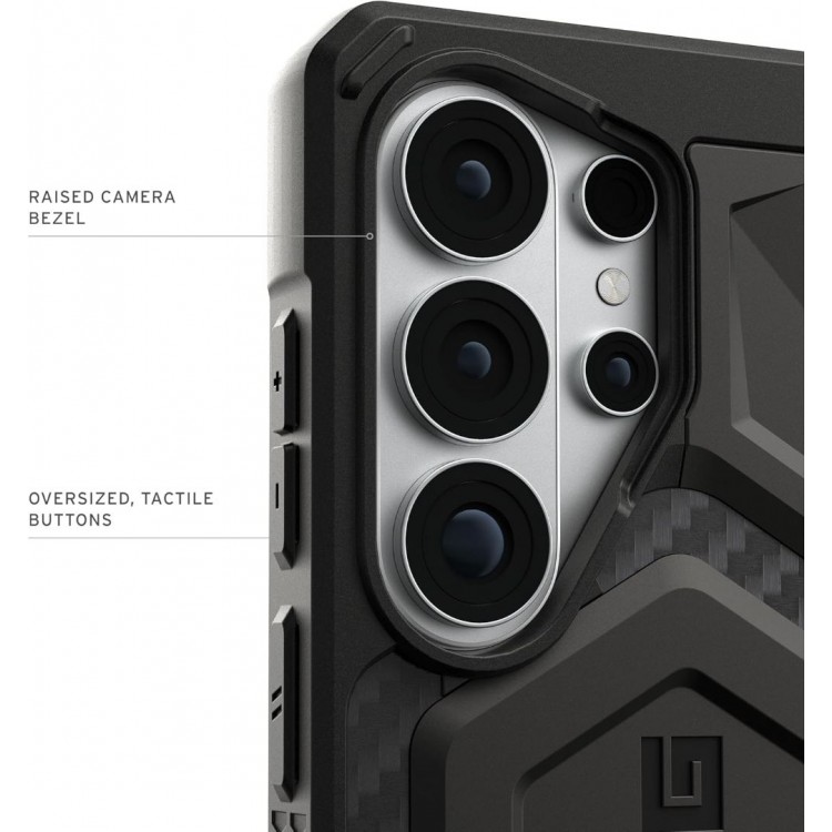 Θήκη UAG MONARCH Pro Magnet MAGSAFE για Samsung Galaxy S26 Ultra 2026 5G - Carbon Fiber ΜΑΥΡΟ - 214513114242