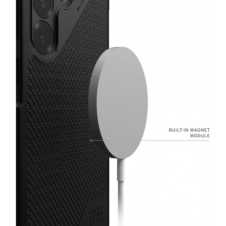 Θήκη UAG Metropolis Magnet MagSafe LT με Kevlar για Samsung Galaxy S25+ PLUS 5G 2025 - ΜΑΥΡΟ Kevlar - 214471113940