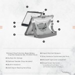 Θήκη UAG PLASMA SHELL w/ strap Healthcare EDITION για MICROSOFT Surface Pro 9/10/11 - ΛΕΥΚΟ ΔΙΑΦΑΝΟ - POLYBAG - 324016BH4130