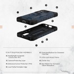 Θήκη UAG Pathfinder για Samsung Galaxy S22+ PLUS - ΜΠΛΕ MALLARD - 213437115555