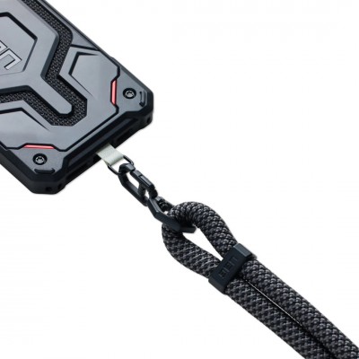 UAG Civilian Universal ρυθμιζόμενο Strap Λαιμού Crossbody Lanyard για Θήκες SMARTPHONE - ΓΡΑΦΙΤΗΣ / ΜΑΥΡΟ - 964371113240