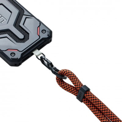 UAG Civilian Universal ρυθμιζόμενο Strap Λαιμού Crossbody Lanyard για Θήκες SMARTPHONE - Rust ΚΟΚΚΙΝΟ /ΜΑΥΡΟ - 964371119140