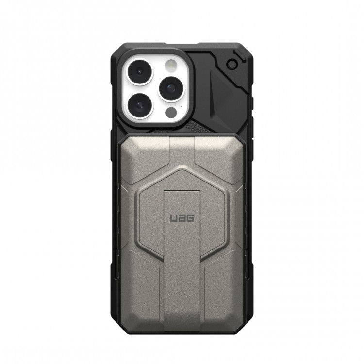 UAG Rugged PowerBank MagSafe με Ενσωματωμένη βάση 10.000 mAh, καλώδιο φόρτισης 1.2m USB-C σε USB-C - ΜΑΥΡΟ/Τitanium - 9B4411114036