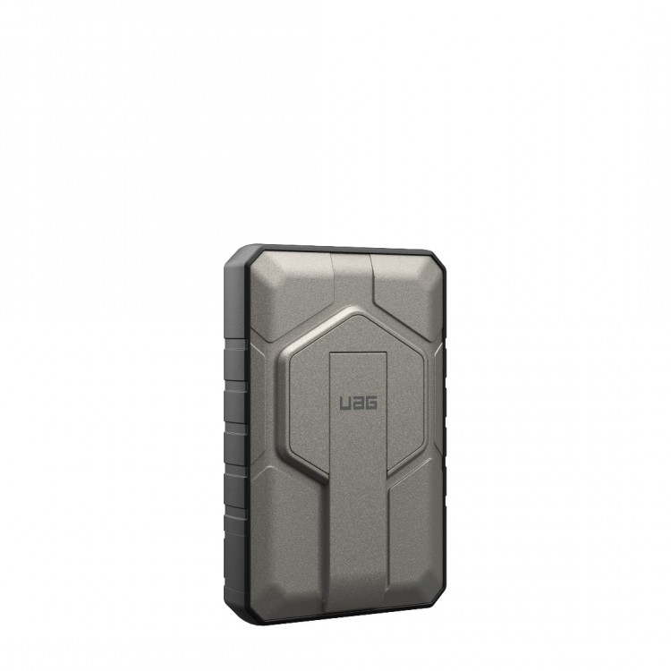 UAG Rugged PowerBank MagSafe με Ενσωματωμένη βάση 10.000 mAh, καλώδιο φόρτισης 1.2m USB-C σε USB-C - ΜΑΥΡΟ/Τitanium - 9B4411114036