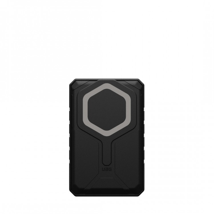 UAG Rugged PowerBank MagSafe με Ενσωματωμένη βάση 10.000 mAh, καλώδιο φόρτισης 1.2m USB-C σε USB-C - ΜΑΥΡΟ/Τitanium - 9B4411114036