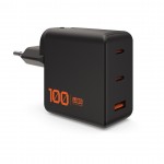 UAG SRGE 100W GaN PD/Quick Charge οικιακός φορτιστής EU, 3ΧΘύρες - 2XUSB-C, 1XUSB-A - Μαύρο - 9B443811V4040