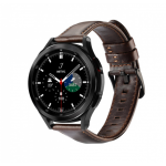 Dux Ducis Δερμάτινο ΛΟΥΡΑΚΙ για SAMSUNG Galaxy Watch/Huawei Watch/Honor Watch/Xiaomi Watch - 22mm - ΣΚΟΥΡΟ ΚΑΦΕ - DDS1268