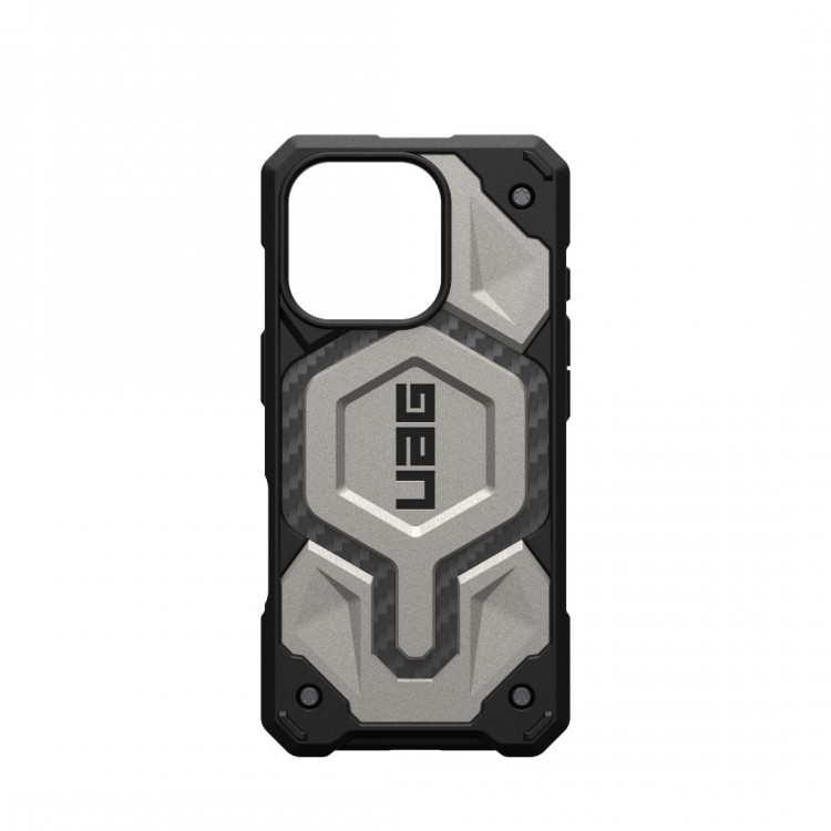 Θήκη UAG MONARCH Pro MagSafe για Apple iPhone 16 Pro 6.3 2024 - Titanium ΜΑΥΡΟ - 114456113636