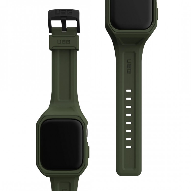UAG Scout+ Θήκη & λουράκι για Apple Watch Series 9/8/7 45mm - ΠΡΑΣΙΝΟ ΧΑΚΙ - 194153117272