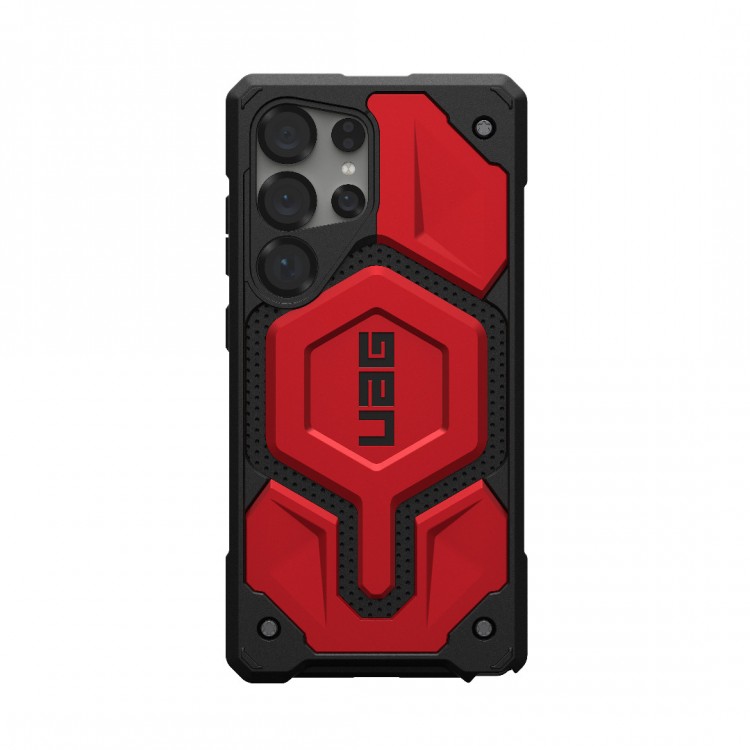 Θήκη UAG MONARCH Pro Magnet MAGSAFE για Samsung Galaxy S25 Ultra 2025 5G - Crimson KOKKINO - 214461119494