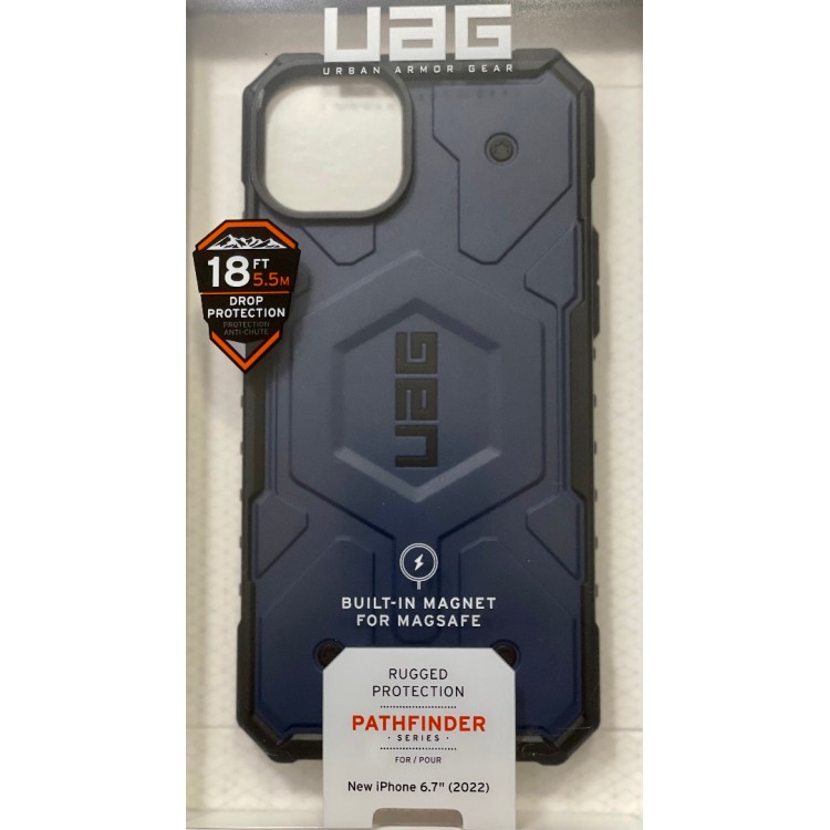 Θήκη UAG pathfinder MagSafe για Apple iPhone 14 PLUS 6.7 - Mallard ΜΠΛΕ - 114053115555