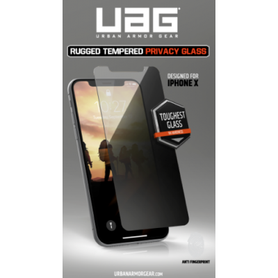 UAG Tempered Glass 9H οθόνης Privacy Case Friendly για iPHONE X,XS,11 Pro - ΔΙΑΦΑΝΟ - IPHX-PR-SP
