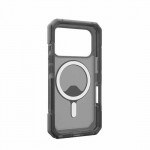 Case UAG Trooper MagSafe με Προστατευτικό πλαίσιο/θύρα φόρτισης for Apple iPhone 17 Pro 6.3 5G 2025 - Ash/ΔΙΑΦΑΝΟ - 114521113131