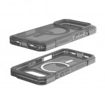 Case UAG Trooper MagSafe με Προστατευτικό πλαίσιο/θύρα φόρτισης for Apple iPhone 17 Pro 6.3 5G 2025 - Ash/ΔΙΑΦΑΝΟ - 114521113131