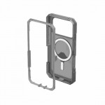 Case UAG Trooper MagSafe με Προστατευτικό πλαίσιο/θύρα φόρτισης for Apple iPhone 17 Pro 6.3 5G 2025 - Ash/ΔΙΑΦΑΝΟ - 114521113131